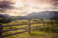 Beautiful Sunset near Ohio Pass, Colorado, USA Royalty Free Stock Photo