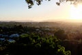 Beautiful sunset over Auckland, New Zealand