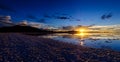 Mirror effect at the Bolivia salt flats