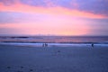 Beautiful sunset over Camps Bay in Cape Town, South Africa Royalty Free Stock Photo