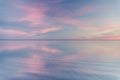 Beautiful sunset over lake, simple wallpaper background