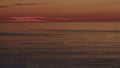 Beautiful Sunset Over Ocean. Ripples On Water Surface Of Sea Or Lake At Sunset. Royalty Free Stock Photo