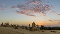 Beautiful sunset over the Pinnacles Desert, Western Australia Royalty Free Stock Photo