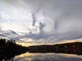 Beautiful Sunset over the river