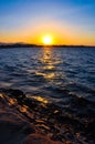 Beautiful sunset over sea Royalty Free Stock Photo