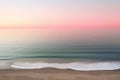 Beautiful sunset over the sea, Soft focus, long exposure