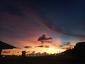 Beautiful Sunset in Pattimura Airport