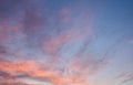 Beautiful Sunset Purple Red Orange Clouds Blue Sky Alkmaar Royalty Free Stock Photo