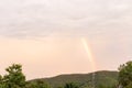 Beautiful sunset with rainbow over jungle, thailand Royalty Free Stock Photo