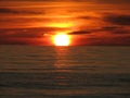 Beautiful sunset in Baltics Sea