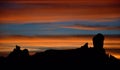 Beautiful sunset, Roque Nublo Royalty Free Stock Photo