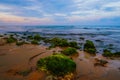 Beautiful sunset scenery in Tanjung Jara, Kuala Dungun, Terengganu, Malaysia