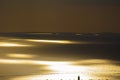 Beautiful sunset on a seaside Royalty Free Stock Photo