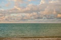 Sky and clouds before rain coming. Royalty Free Stock Photo