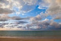 Sky and clouds before rain coming. Royalty Free Stock Photo