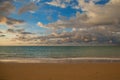 Sky and clouds before rain coming. Royalty Free Stock Photo