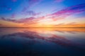 Beautiful sunset sky over the Atlantic ocean Royalty Free Stock Photo