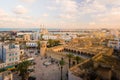 Beautiful sunset in Sousse, Tunisia. Royalty Free Stock Photo