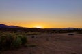 Beautiful Sunset In The Southern California Desert City Palmdale Royalty Free Stock Photo