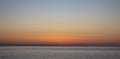 Beautiful Sunset sunrise Over Blue Sea Ocean Red Sky Royalty Free Stock Photo