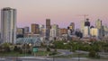 Beautiful sunset to night motion timelapse from Zuni Street