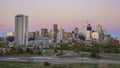 Beautiful sunset to night motion timelapse from Zuni Street