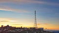 Sunset at Mount Wellington, Tasmania, Australia. Royalty Free Stock Photo