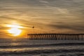 A Magnificent Sunset in Ventura Beach California Royalty Free Stock Photo