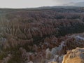 Beautiful sunset view of the Bryce Canyon National Park at Bryce Point Royalty Free Stock Photo