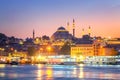 Sunset Istanbul, Turkey Royalty Free Stock Photo