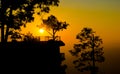 Beautiful Sunset view at mata Vaishnodevi darbar katra Jammu