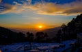 Beautiful Sunset view at mata Vaishnodevi darbar katra Jammu