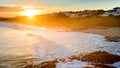 Beautiful sunset view at Port Elliot, South Australia Royalty Free Stock Photo