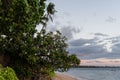 Beautiful sunset vista at Kaanapali Beach, Maui Royalty Free Stock Photo