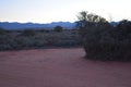 Beautiful sunset on the way to the Meerkat Adventure in Oudtshoorn, Little Karoo in South Africa