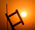 Sunset Silhouette Object Royalty Free Stock Photo