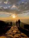 Beautiful sunshine view Dhanaulti Uttarakhand