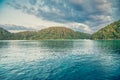 Beautiful Surin Island at dawn from the ocean - Thailand