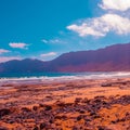 Beautiful surreal landscape. Ocean coast.Travel Canary Islands