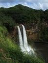 Beautiful surrounding of Wailua Falls, Kauai, Hawaii Royalty Free Stock Photo