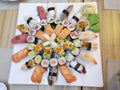 Beautiful sushi art Royalty Free Stock Photo