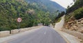 Beautiful swat valley Pakistan mountains with green trees and grass water stream,natural landscape Royalty Free Stock Photo