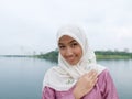 Beautiful and sweet Asian Malay Muslim lady