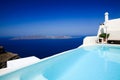 A beautiful swimming pool at Fira