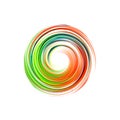 Beautiful swirl colored circle abstract vector background. eps 10 Royalty Free Stock Photo