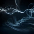 Beautiful swirling smoke - ai generated image