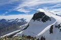 Beautiful Swiss Alps landscape with mountain view in summer, Zermatt, Switzerland Royalty Free Stock Photo