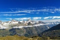 Beautiful Swiss Alps landscape with mountain view in summer, Zermatt, Switzerland Royalty Free Stock Photo