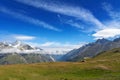 Beautiful Swiss Alps landscape with mountain view in summer, Zermatt, Switzerland Royalty Free Stock Photo