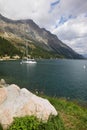 Beautiful Swiss lake. Royalty Free Stock Photo